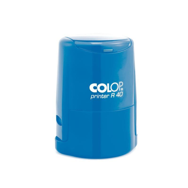 Оснастка для печати круглая Colop Printer R40 40 мм с крышкой синяя