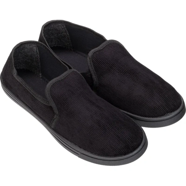 Тапочки вельветовые черные размер 43 Тапочки вельветовые черные размер 43