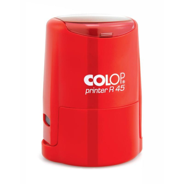 Оснастка для печати круглая Colop Cover R45 45 мм с крышкой красная