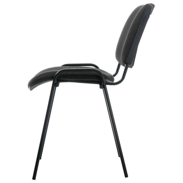 Стул офисный Easy Chair Изо серый (ткань, металл черный)