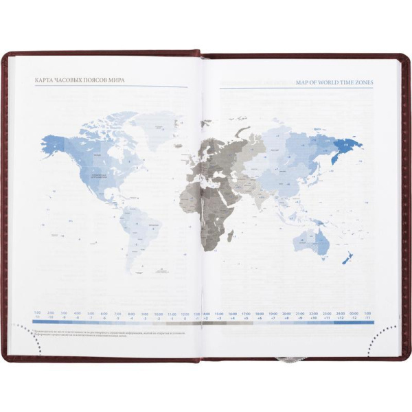 Ежедневник датированный 2022 год Attache Вива искусственная кожа А6 168  листов бордовый (100х150 мм)