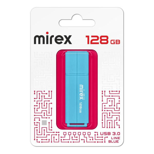 Флешка USB 3.0 128 ГБ Mirex Line (13600-FM3LB128)