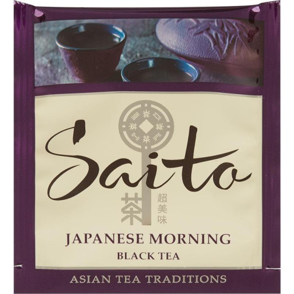 Чай Saito Japanese Morning черный 25 пакетиков