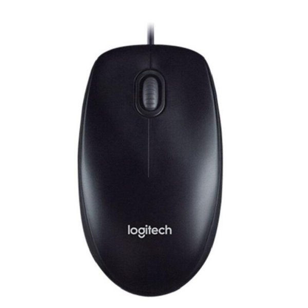 Мышь проводная Logitech M100 черная (910-005006)