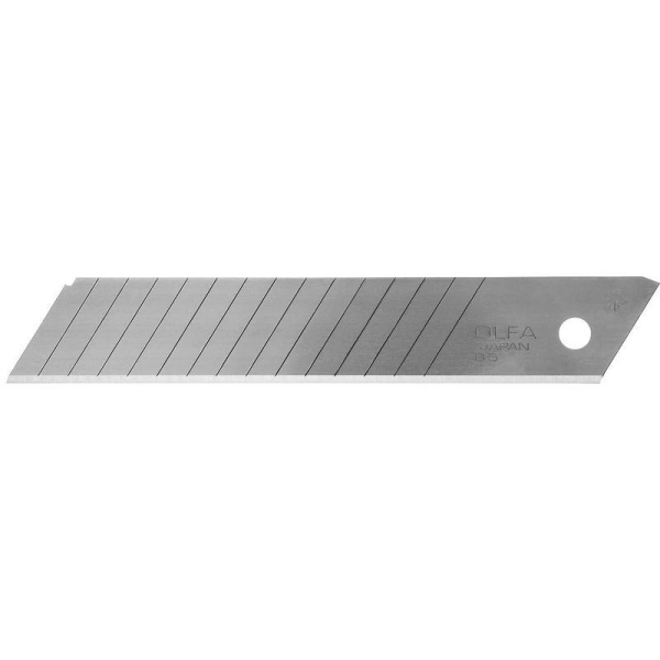 Лезвия сменные для универсальных ножей Olfa OL-LBD-10 сегментированные  18 мм (10штук в упаковке)