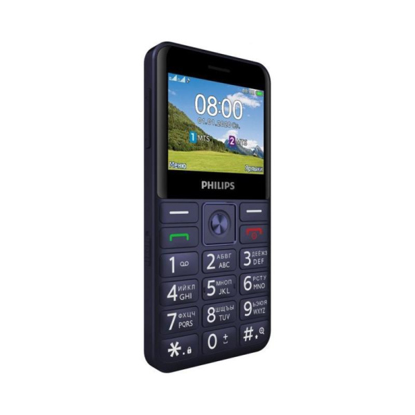 Мобильный телефон Philips Xenium E207 синий