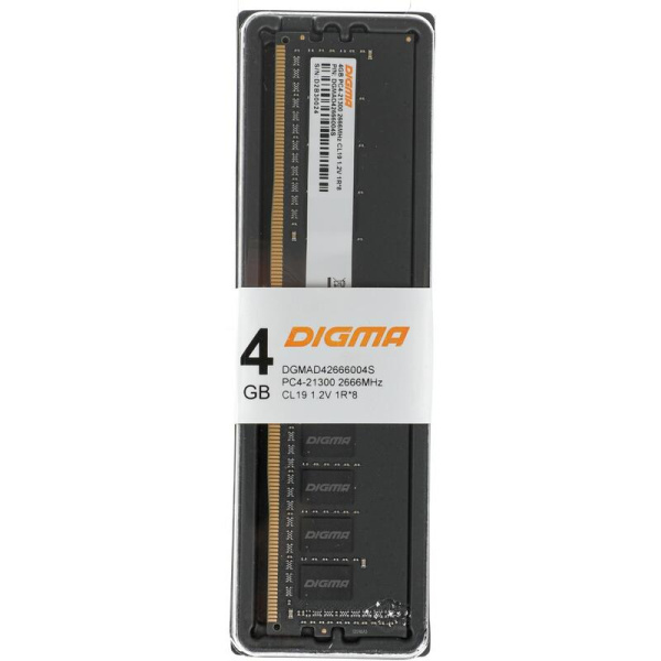 Оперативная память Digma 4 ГБ DGMAD42666004S (DIMM DDR4)