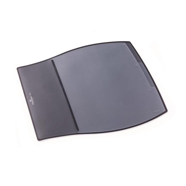 Настольный коврик Durable (390х440 мм, черный, мягкий пластик, 3 верхних слоя)