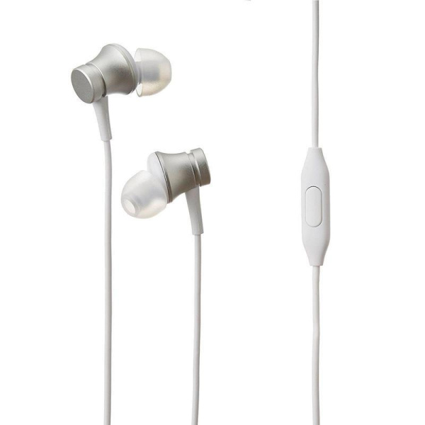 Наушники Xiaomi Mi In-Ear Headphones Basic серебристые