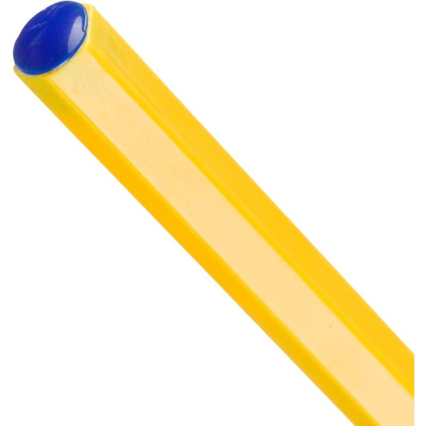 Ручка шариковая неавтоматическая Attache Economy синяя (оранжевый  корпус, толщина линии 0.7 мм)