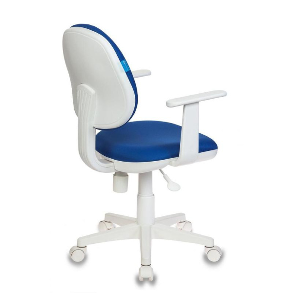 Кресло детское Бюрократ CH-W356 синее (ткань, пластик )