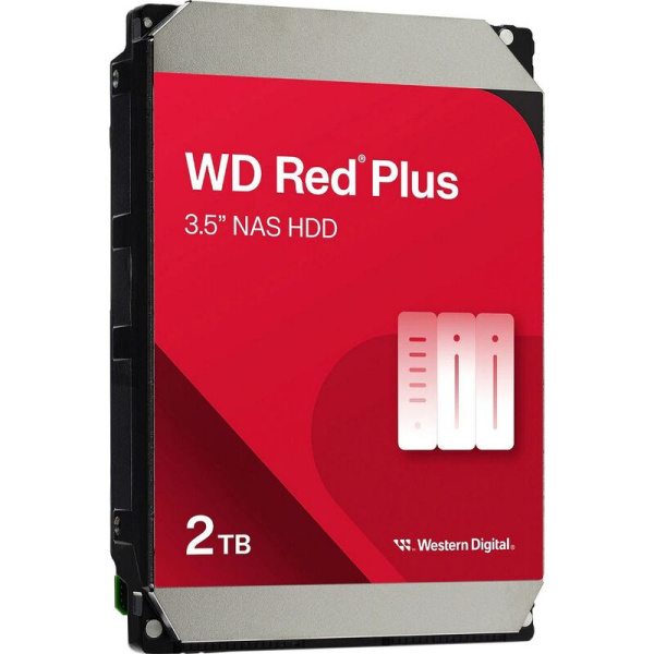 Жесткий диск Western Digital Red Plus 2 ТБ (WD20EFPX)