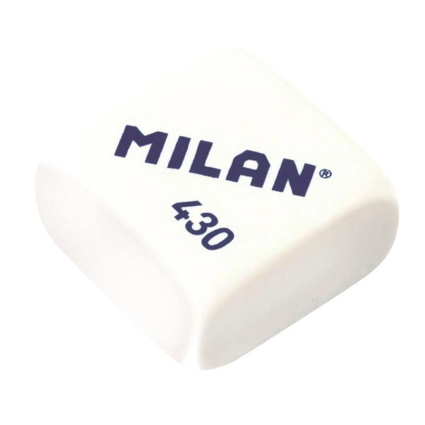 Ластик Milan 430 каучуковый 49х23х9 мм (4 штуки в упаковке)