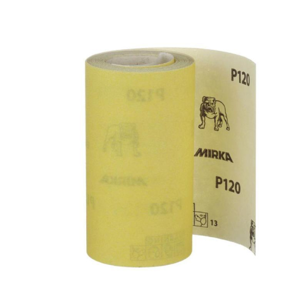 Бумага наждачная на бумажной основе в рулоне 115 мм х 5 м P120 Mirox (15483)