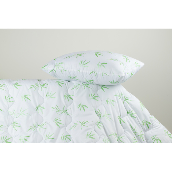 Подушка Эльф Бамбук 50х70 см бамбуковое волокно/микросатин Подушка Эльф Бамбук 50х70 см бамбуковое волокно/микросатин