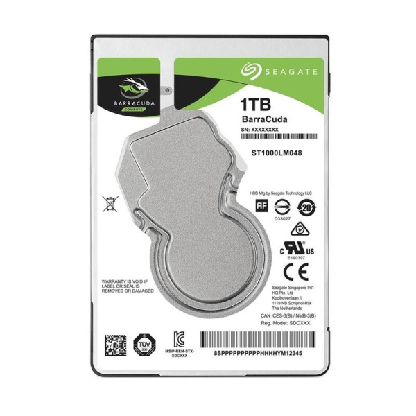 Жесткий диск Seagate BarraCuda 1TB (ST1000LM048)