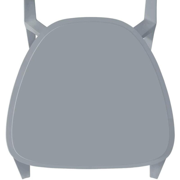 Стул для столовых SHT-S111-P серый (пластик)