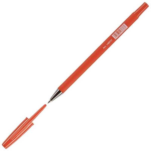 Ручка шариковая Attache Style красная (толщина линии 0.5 мм)