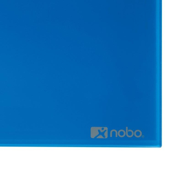 Доска стеклянная магнитно-маркерная Nobo Diamond синая 126x71.1 см