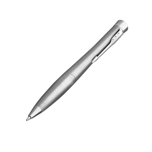 Ручка шариковая Parker Urban Metro Metallic цвет чернил синий чвет корпуса серебристый (артикул производителя 2143641)