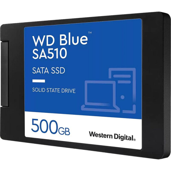 SSD накопитель Western Digital Blue SA510 500 ГБ (WDS500G3B0A)