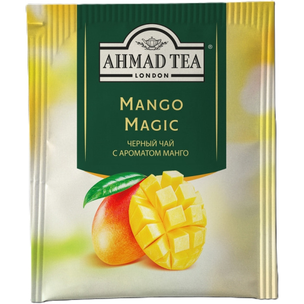 Чай черный Ahmad Tea Mango Magic 100 пакетиков (манго)