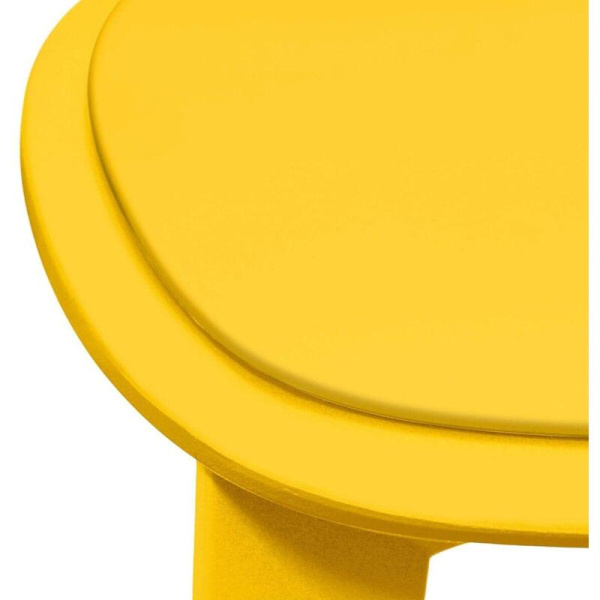 Стул для столовых SHT-S111-P желтый (пластик)