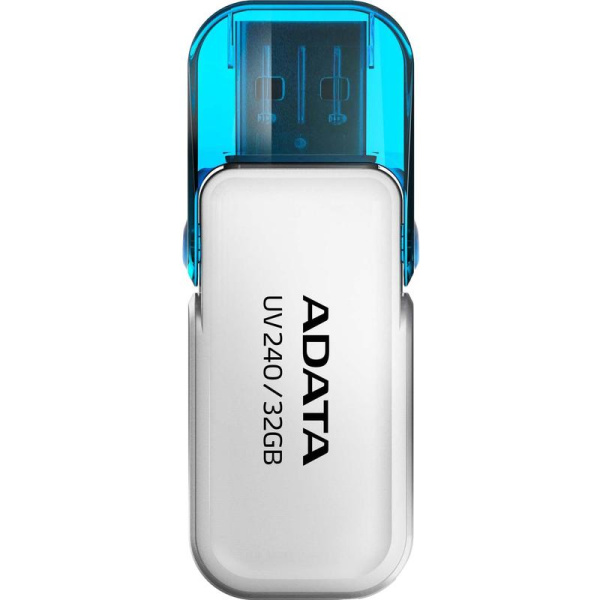 Флешка USB 2.0 32 ГБ Adata UV240 (AUV240-32G-RWH)