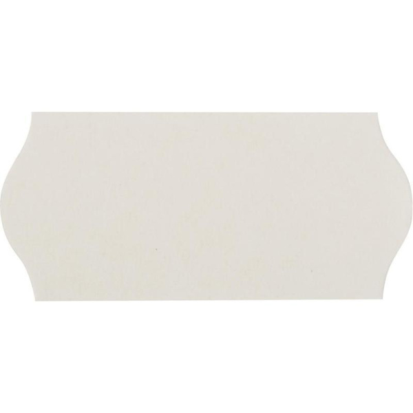 Этикет-лента 26×12мм волна белая (рулон 1000шт.)